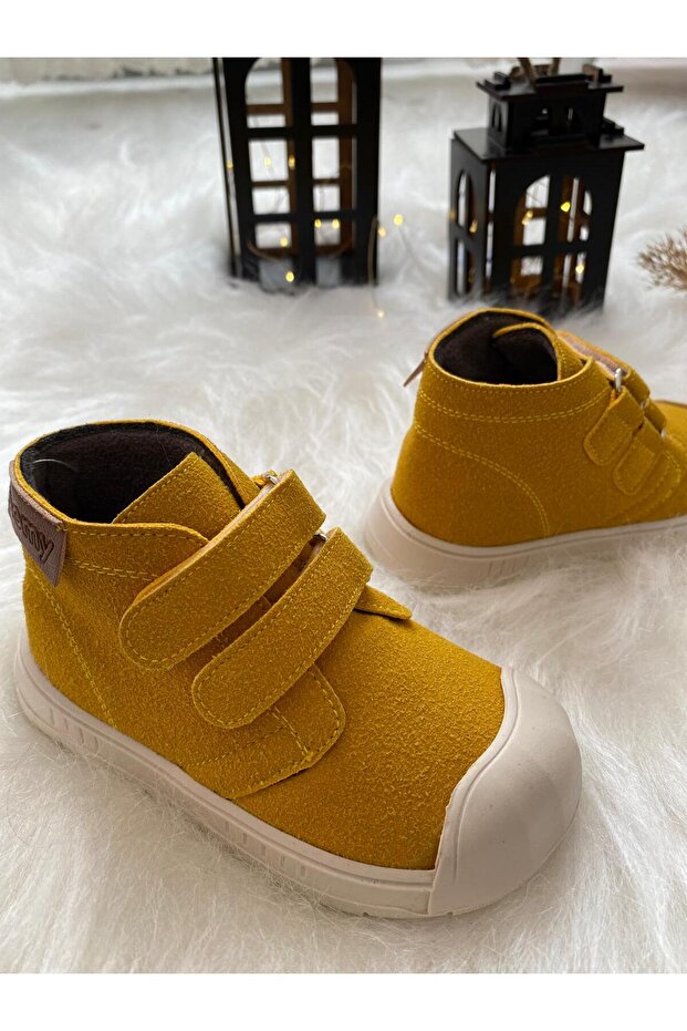 Çocuk Bebek Kışlık Kısa Bot Ayakkabı - 1