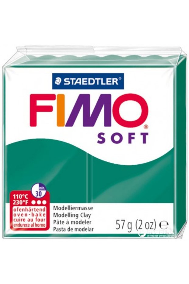 Fimo Soft Polimer Kil 57Gr. Emerald