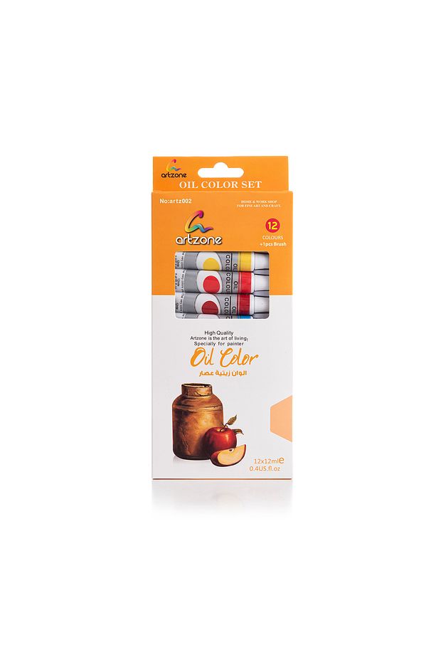 Artzone Ekonomik Yağlı Boya Seti 12x12ml - 1