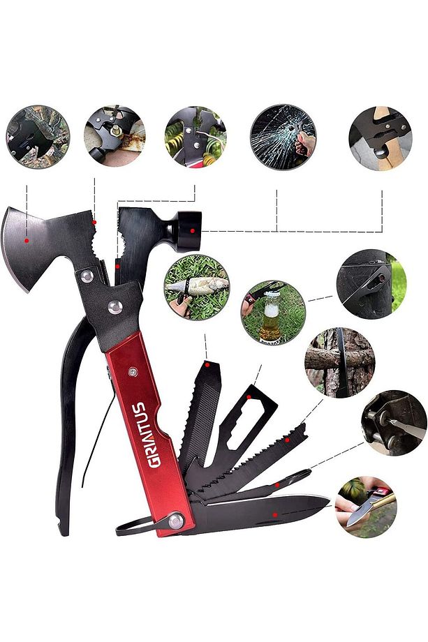 Çok İşlevli Alet 18'i 1 arada - Paslanmaz Çelik - Multi Tool - 2