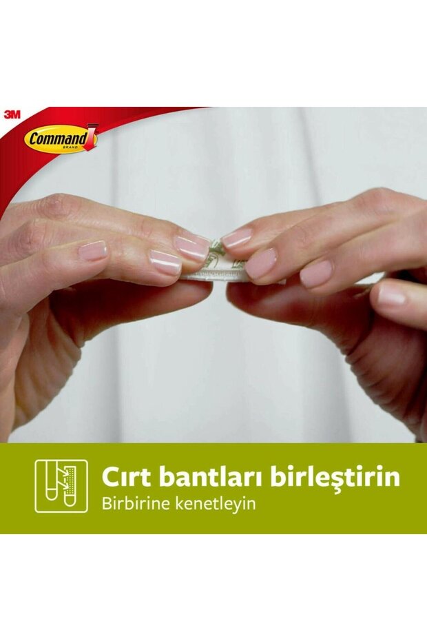Küçük Boy İz Bırakmayan Cırt Cırt Bant 17202 Çerçeve Asma - 5