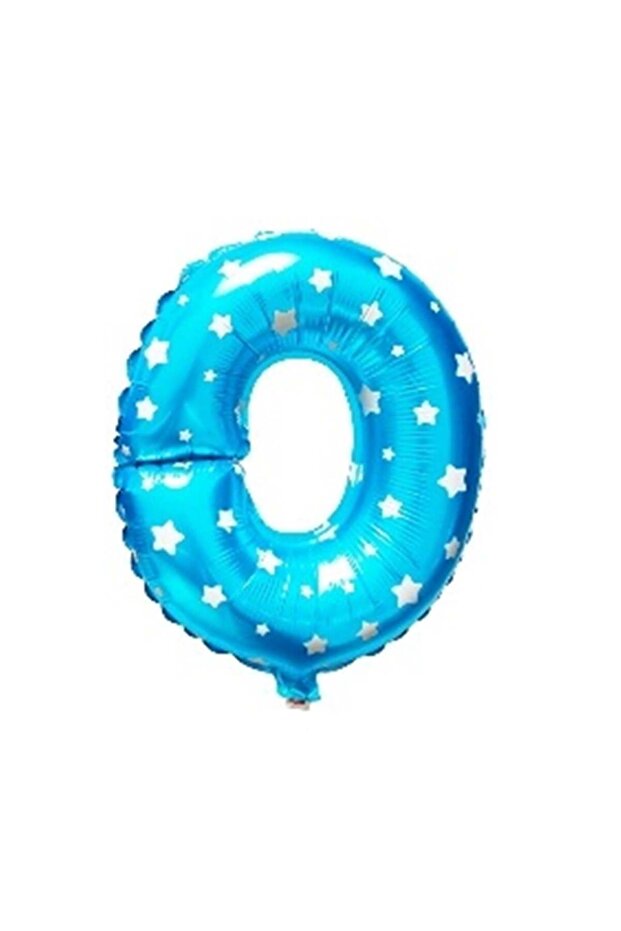 O Blue 16 Inch Foil Balloon