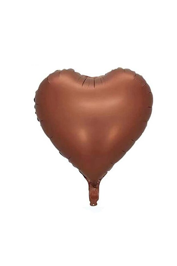 18" Satin Chocolate Heart Foil Balloon