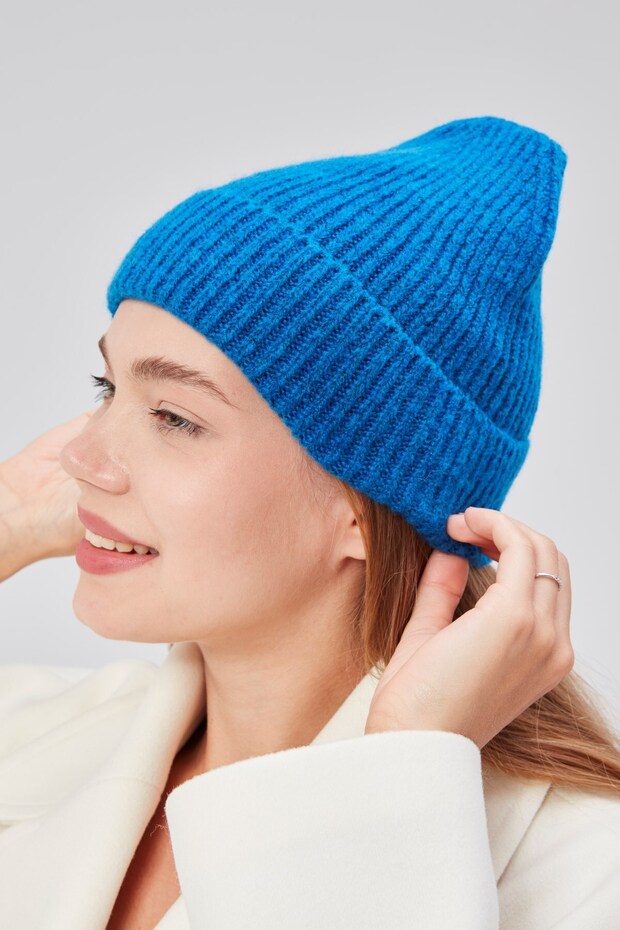 Basic Şık Standart Lüks Unisex Tiftik Bere - 6