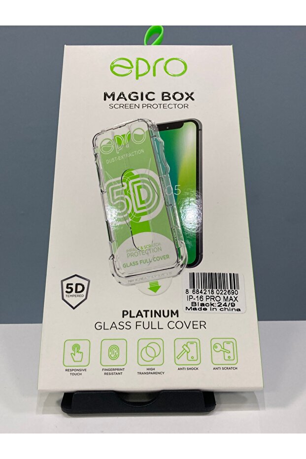 MAGİC BOX  KIRILMAZ CAM 5D İPHONE 16 PRO MAX - 1