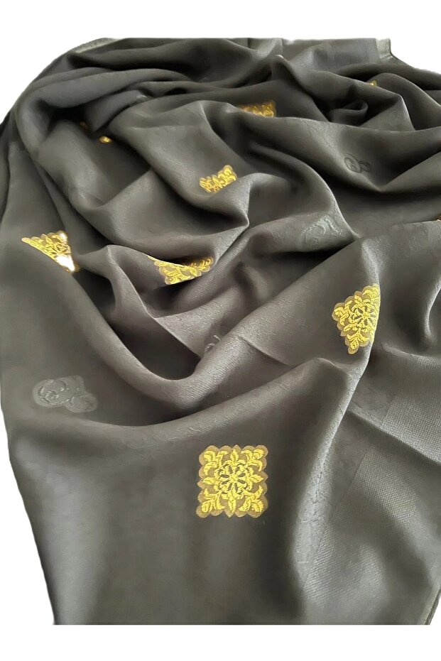 Nebula Trend Siyah Eşarp - 4