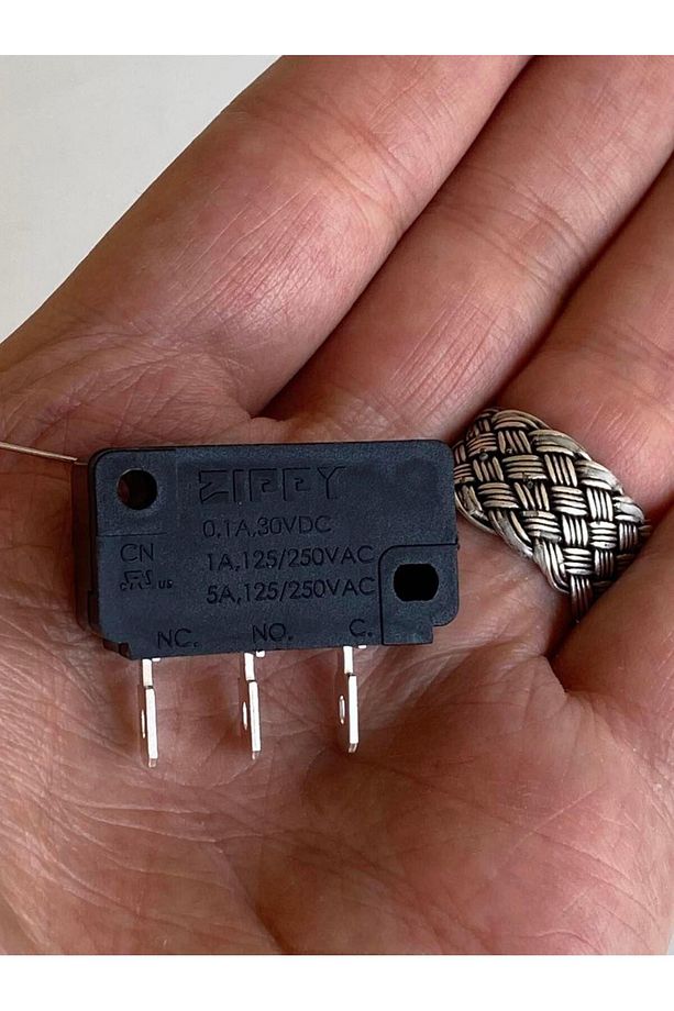 Cnr-05s-03-7 3 Pin Telli Mikro Switch 1 Adet - Oyun Makinesi Jeton Anahtarı - 5