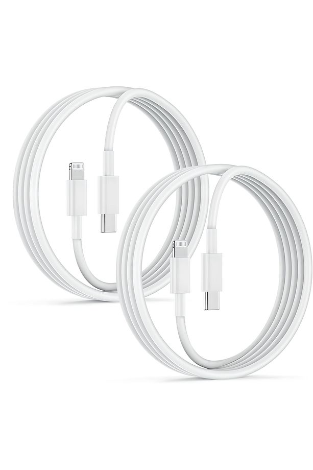 2 Adet USB C Lightning kablo, 1 m, [Apple MFi sertifikalı] iPhone, hızlı şarj kablosuUyumlu - 1