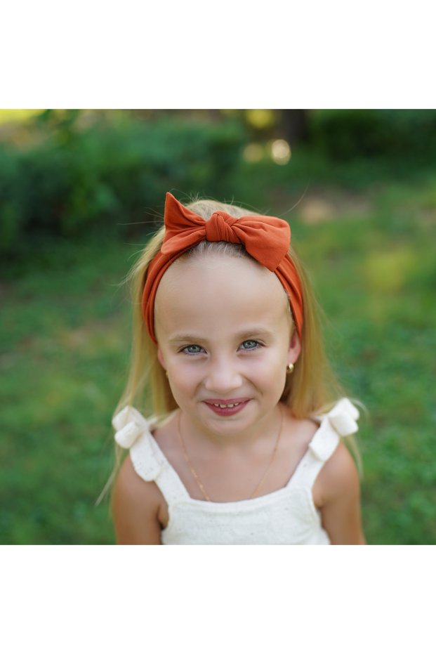 Girl's Cotton Combed, Anti-Slip, Anti-Sweat, Ultra Light Flexible Tie Hair Band