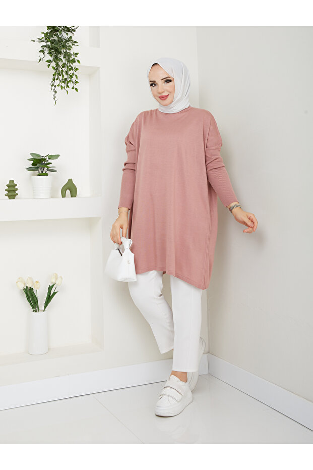 Harika Balıkçı Yaka Triko Tunik - 1