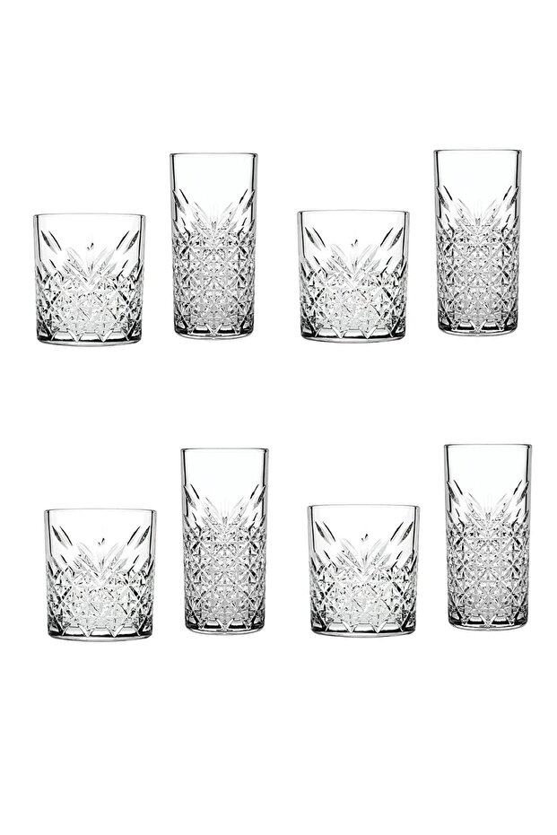 Timeless Whiskey and Cold Coffee Cocktail Glass 8 Pieces Timeless Series