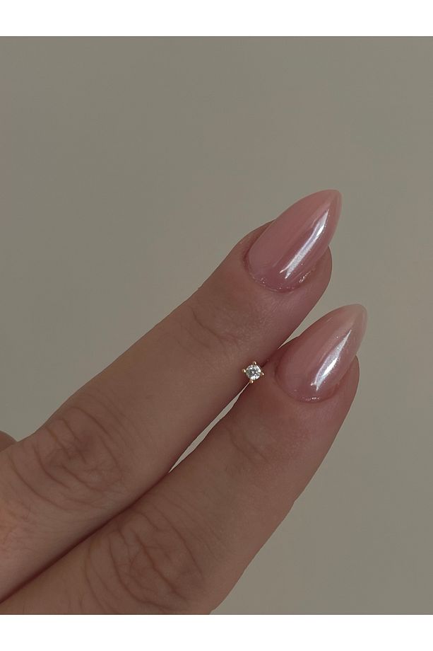 Tek Taşlı Piercing - 1