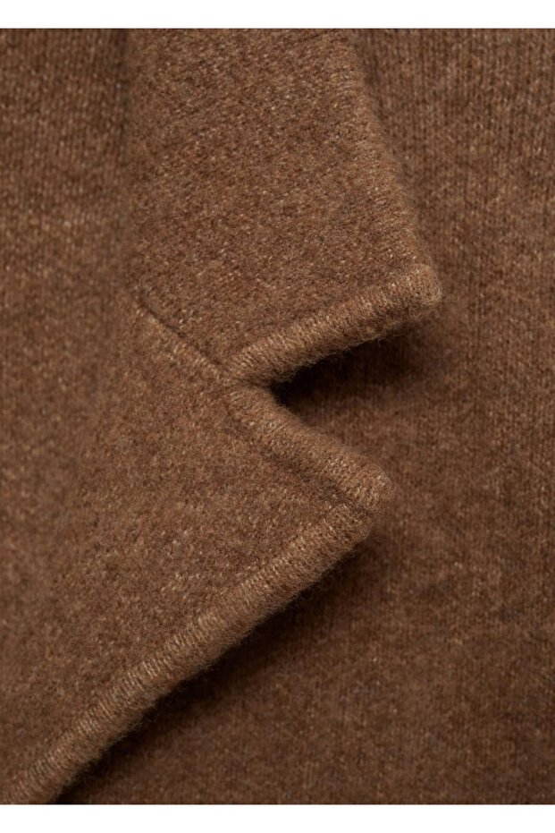 Buttoned knitwear jacket - 7