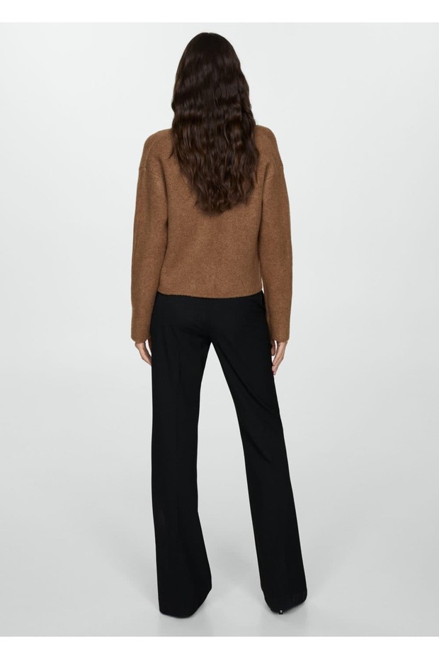 Buttoned knitwear jacket - 4