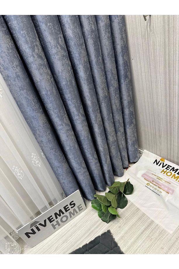 Nivemeshome Pera V-5502 1/3 Sık Pileli Fon Perde Apm - 2