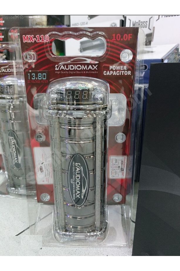 MX-110 AUDİOMAX 10 FARAD CAPİSÖTÖR IŞIKLI MODEL TETİKLİ KAPASİTÖR - 2