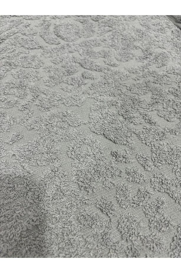 %100 Pamuk Gri Banyo Havlusu Ekstra Yumuşak Plaj Havlusu 90 X 150 Cm 700 gr - 3