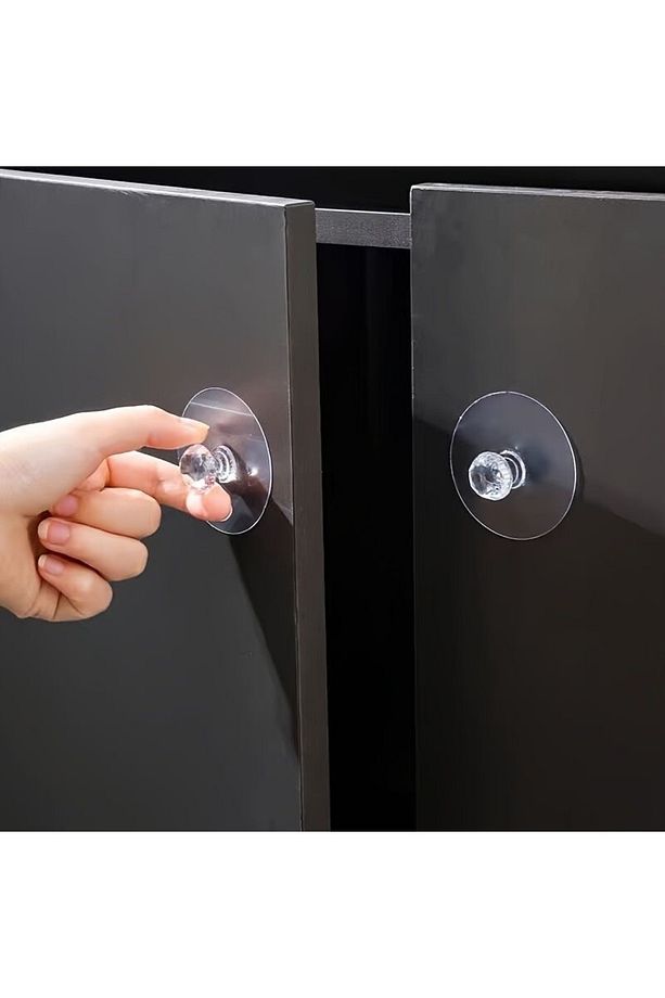Her Eve Lazım 4 Adet Çekmece Dolap Kapı Düğmesi Pratik Çok Amaçlı Ev Gereci - 3