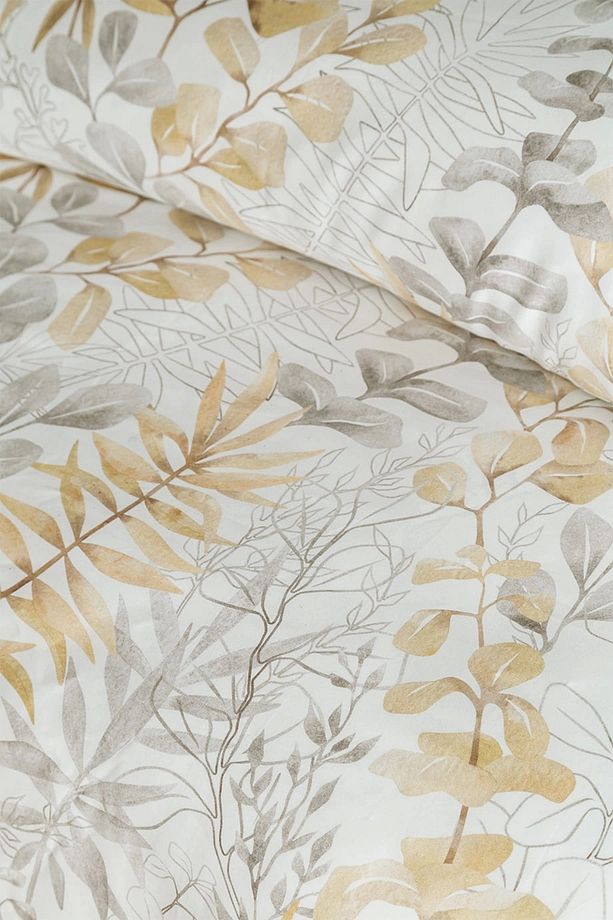 Occale Beige 210 Tc (83 TEL) Pamuk Saten Nevresim Takımı Tek Kişilik - 3
