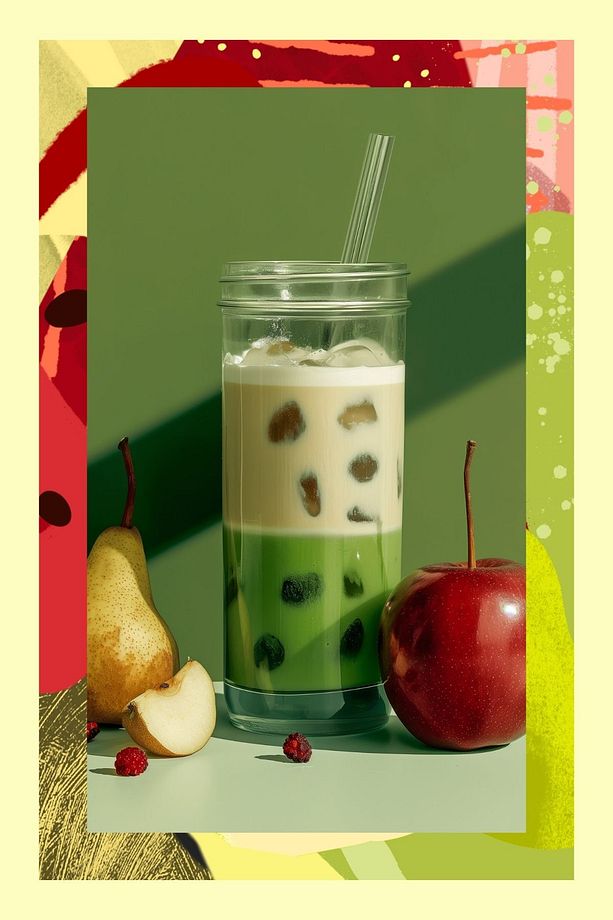 Pear & Apple Matcha - Armut & Elma Aromalı Matcha, 100 gr - 3