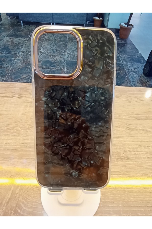غطاء ممتاز مقاوم للصدمات بنمط رخامي متوافق مع هاتف iPhone 14 Pro