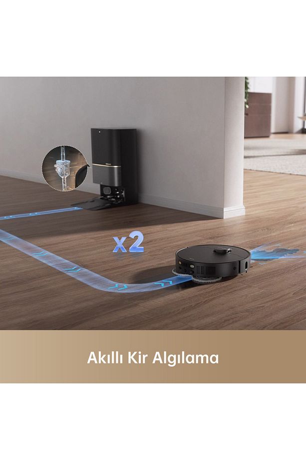 X40 Ultra Robot Süpürge Siyah - 7