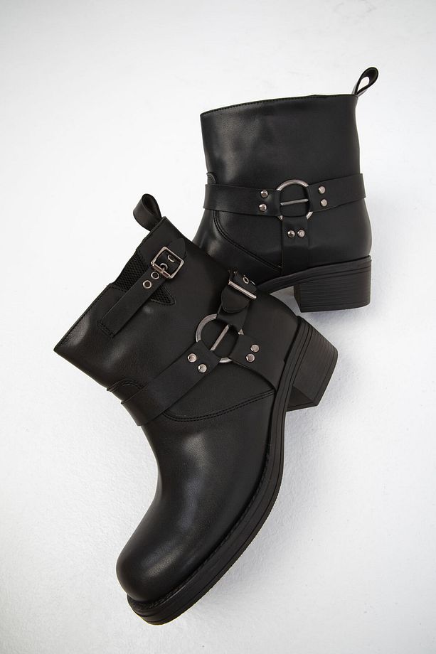 Siyah Kadın Bot & Bootie 19678 - 4