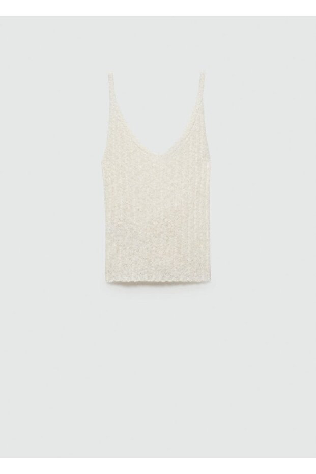 Askılı triko bluz - 3