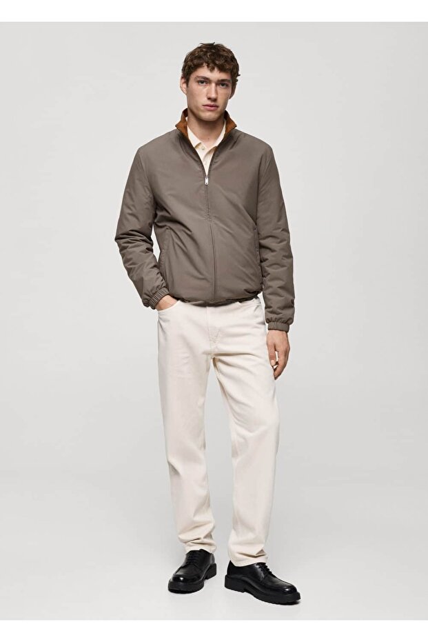 Çift Taraflı Su Itici Kapitone Ceket - 2