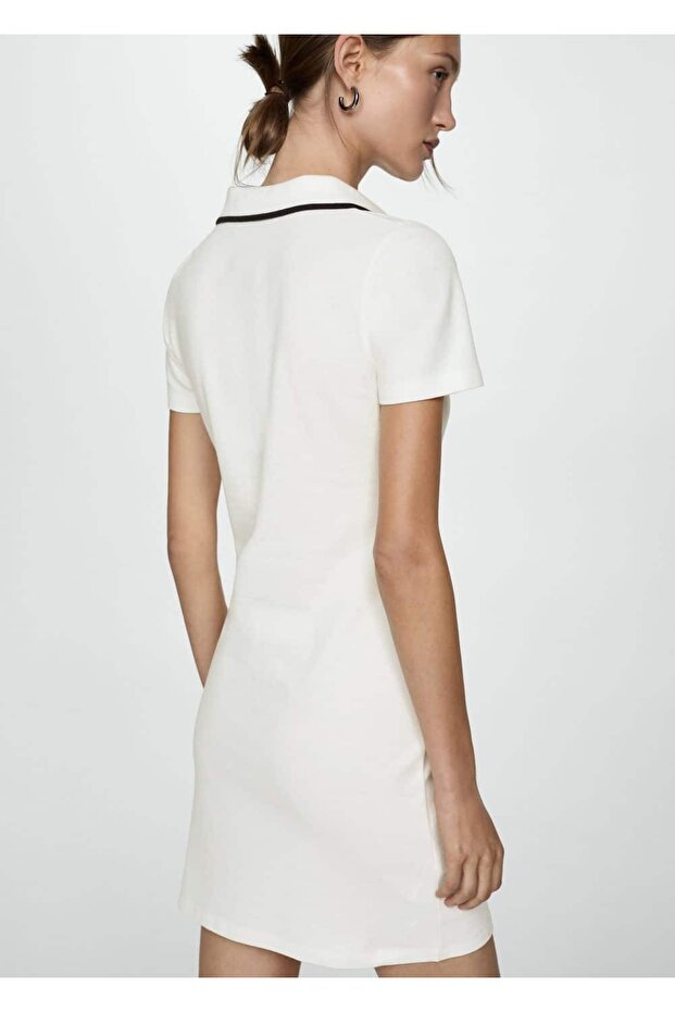 Polo yaka elbise - 4