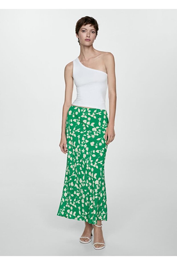 Desenli uzun etek - 2
