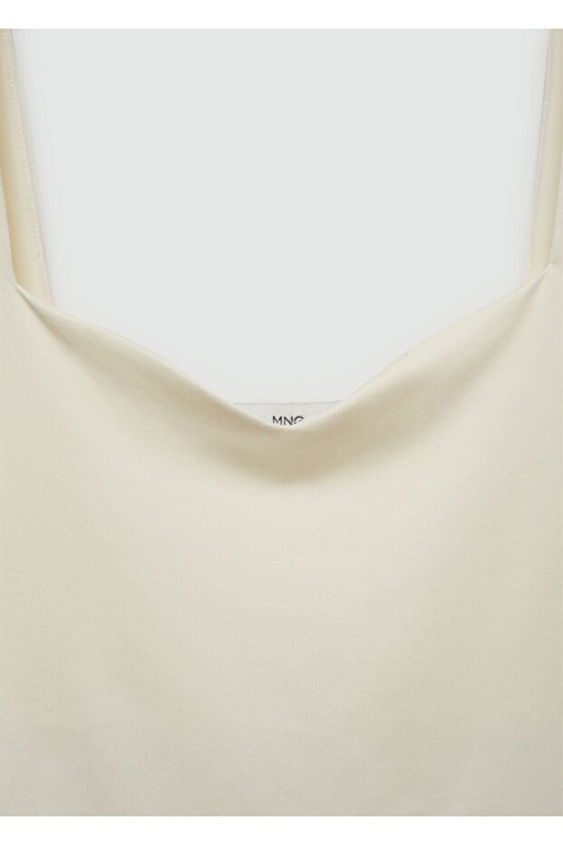 Askılı triko bluz - 6