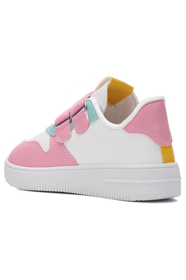 Günlük Unisex Çocuk Renkli Sneaker Bağcıklı Ve Cırtlı Hafif Kaymaz Taban Rahat Spor Ayakkabı Zl001 - 4