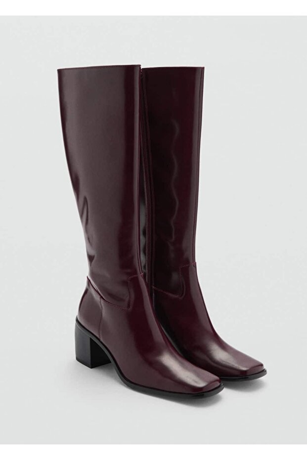 Bőr csizma cipzárral - 1