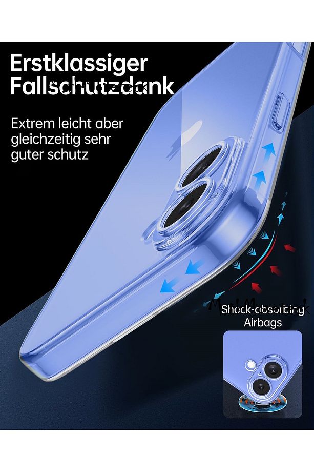 İphone 16 Plus Kılıf Kamera Korumalı Yumuşak Şeffaf Silikon + 9H Temperli Ekran Koruyucu Cam Set - 5
