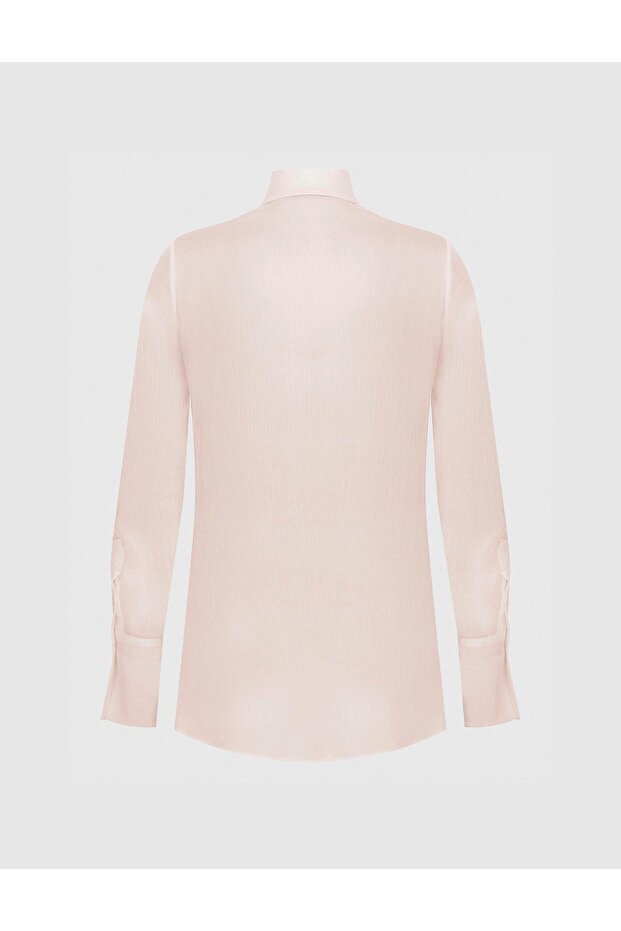 Lela Kadın Gömlek Pudra - 3