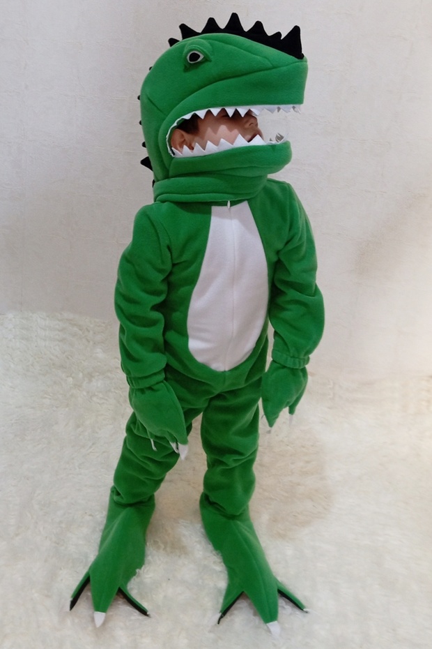 T-Rex Dinosaur Costume Green | Dinosaur Costume Kids