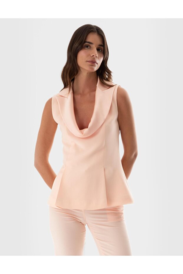 Nitza Kadın Bluz Somon - 4