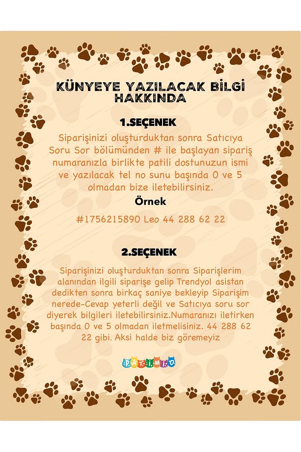 Paws Isimli Köpek Tasması Ve Gezdirme Seti, Köpek Künyesi, Köpek Isimlik, Isme Özel Tasma - 2