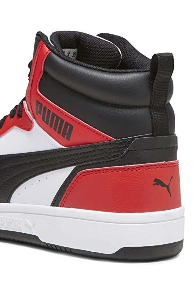 Rebound v6 Beyaz Erkek High Sneaker SİYAH KIRMIZI - 7