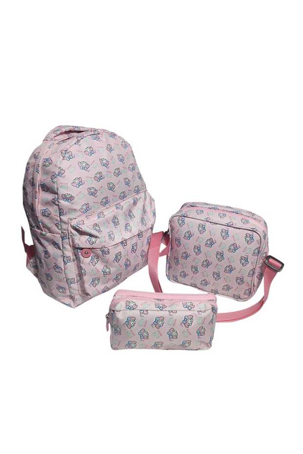 Kuromi, Cinnamoroll, Mymelody 3-Piece Bag Set, Backpack, Lunch Bag, Pen Holder