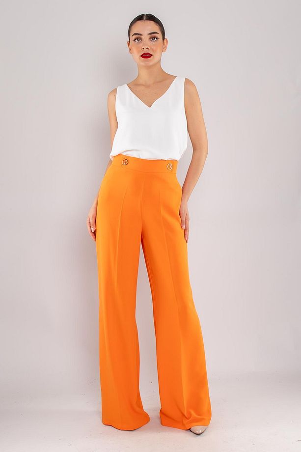 7512 Bol Paça Krep Pantolon - 1