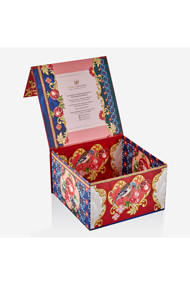 Pomegranate Kırmızı Karton Kutu 30 Cm - 3