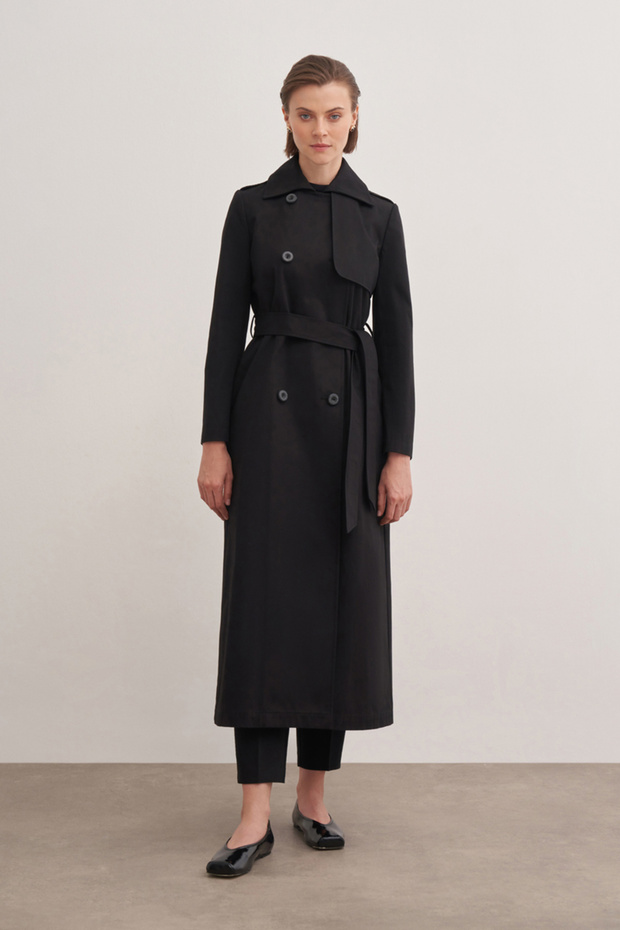 Kuşaklı Trençkot - 1