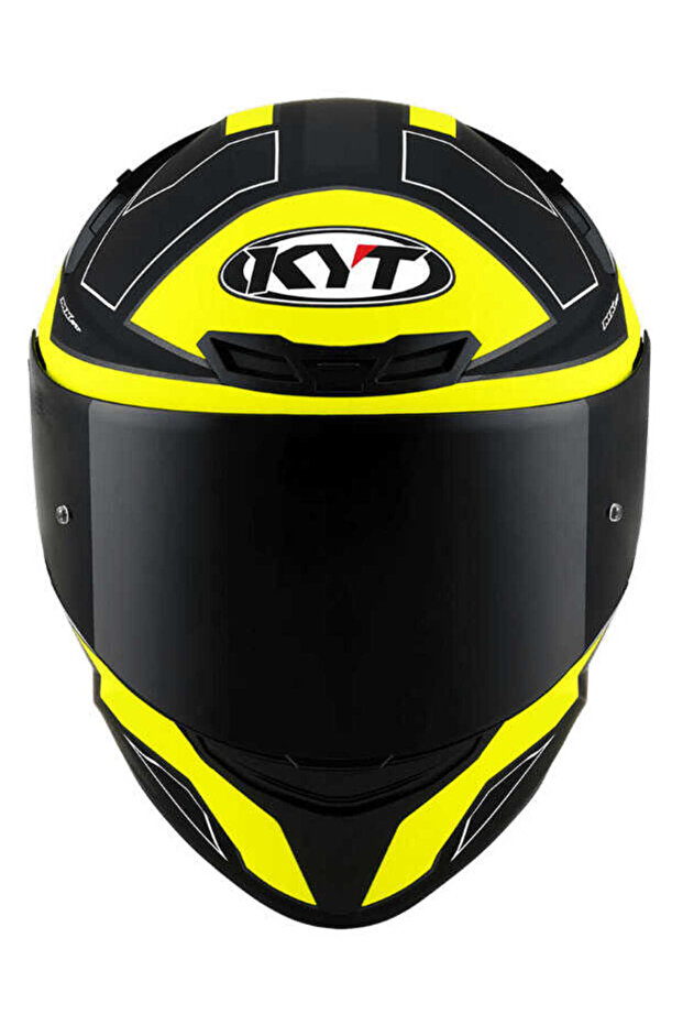 Tt-course Kask Electron Mat Siyah Sarı - 2