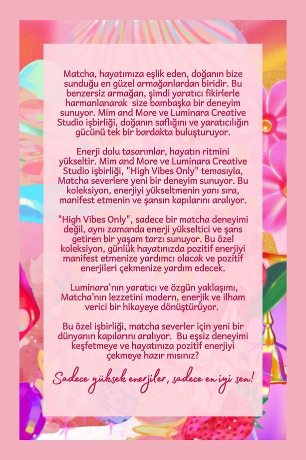 High Vibes Only Matcha - Gül Ve Şeftali Aromalı Matcha, 25 gr - 2