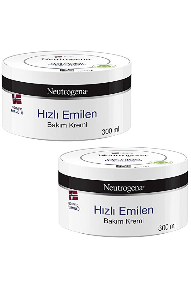 Fast Absorbing Hand and Body Care Cream 300 ml + 300 ml