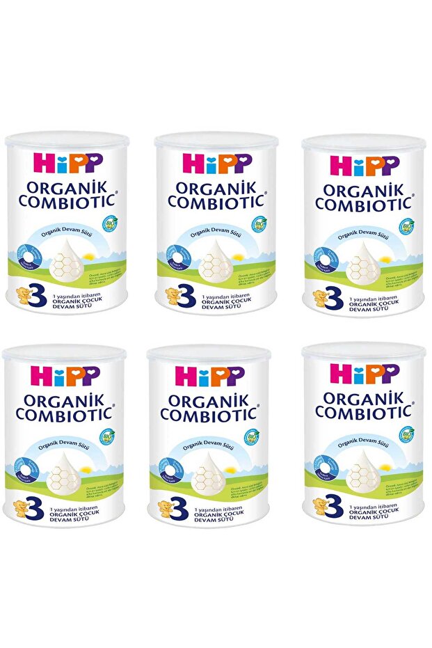 3 Organik Combiotic Devam Sütü 350 gr 6 Adet - 1