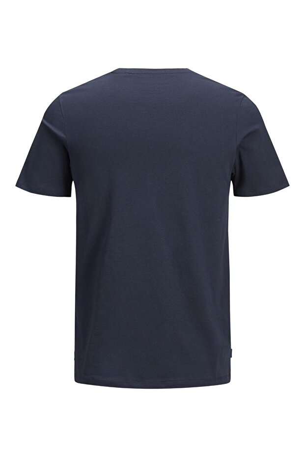 JJEORGANIC BASIC TEE SS O-NECK NOOS Navy - 6