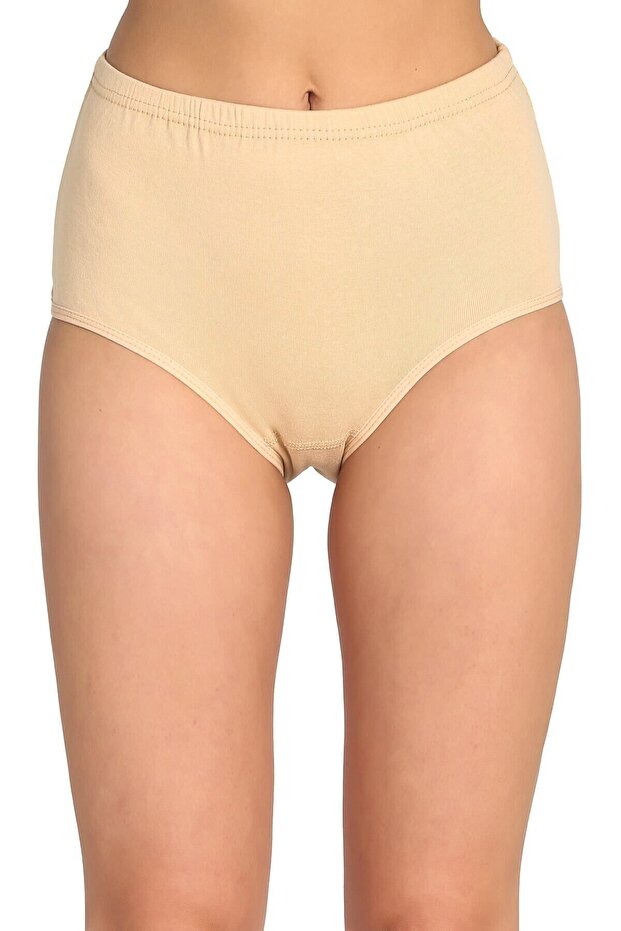 Tutku-Women's Black Elastane Lycra Bato Panties 12-Pack